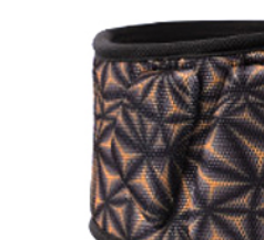 "Ceinture lombaire orange : ajustable et confortable pour un soutien personnalisé"