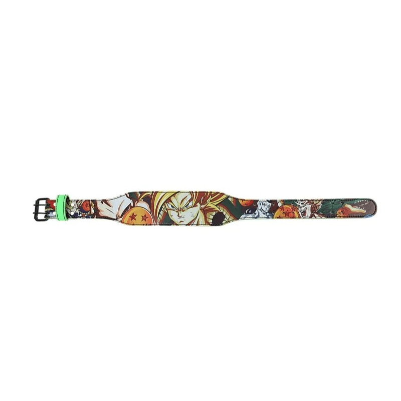 Détail de Goku en Super Saiyan sur la Ceinture Muscu DBZ.
