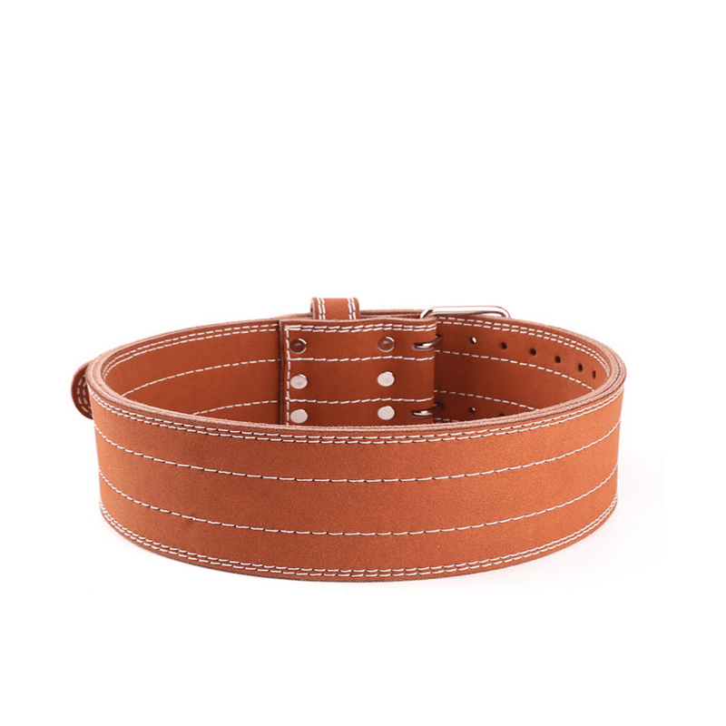 "Boucle en acier résistante de la Ceinture de musculation BrawnBelt Marron"