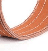 "Design élégant de la Ceinture de musculation BrawnBelt Marron "