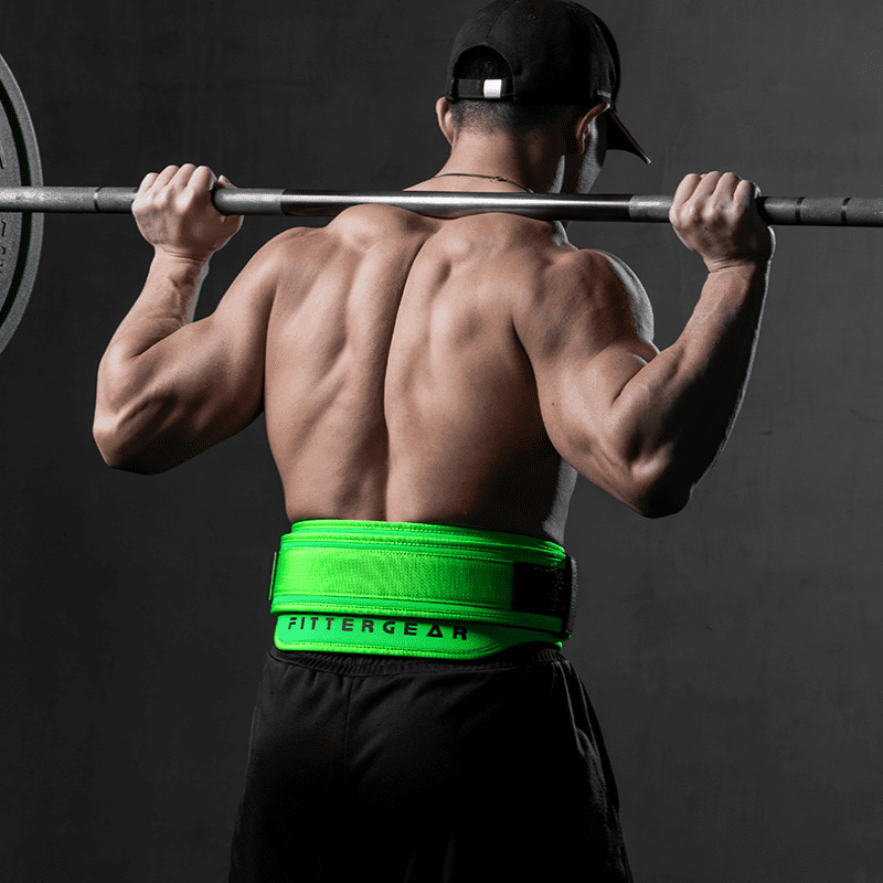 "Soutien lombaire optimal avec la Ceinture de Musculation Fluo"