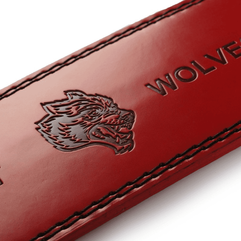 La ceinture de musculation rouge pour un soutien lombaire optimal