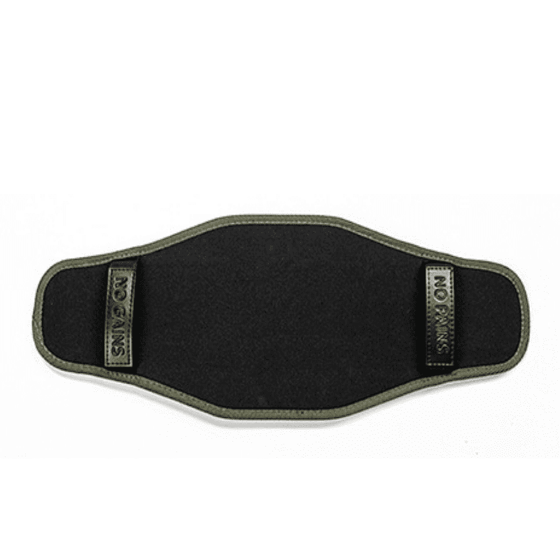 Image montrant les détails de la matière de la Ceinture de Musculation Lumbarfit Kaki.