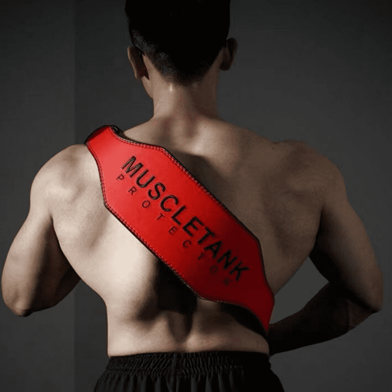 Ceinture musculation MuscleTank Rouge