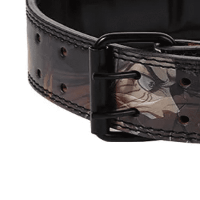 "Vue de profil de la Ceinture musculation SNK mettant en évidence sa robustesse."