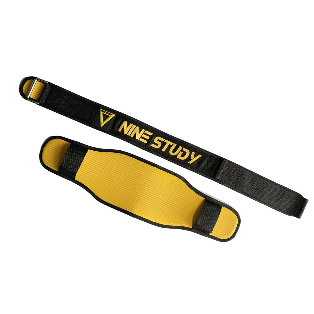 Ceinture musculation jaune - Ceinture de force