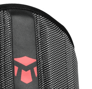 "Close-up de la fermeture Velcro de la ceinture de musculation en polyester pour un ajustement facile"