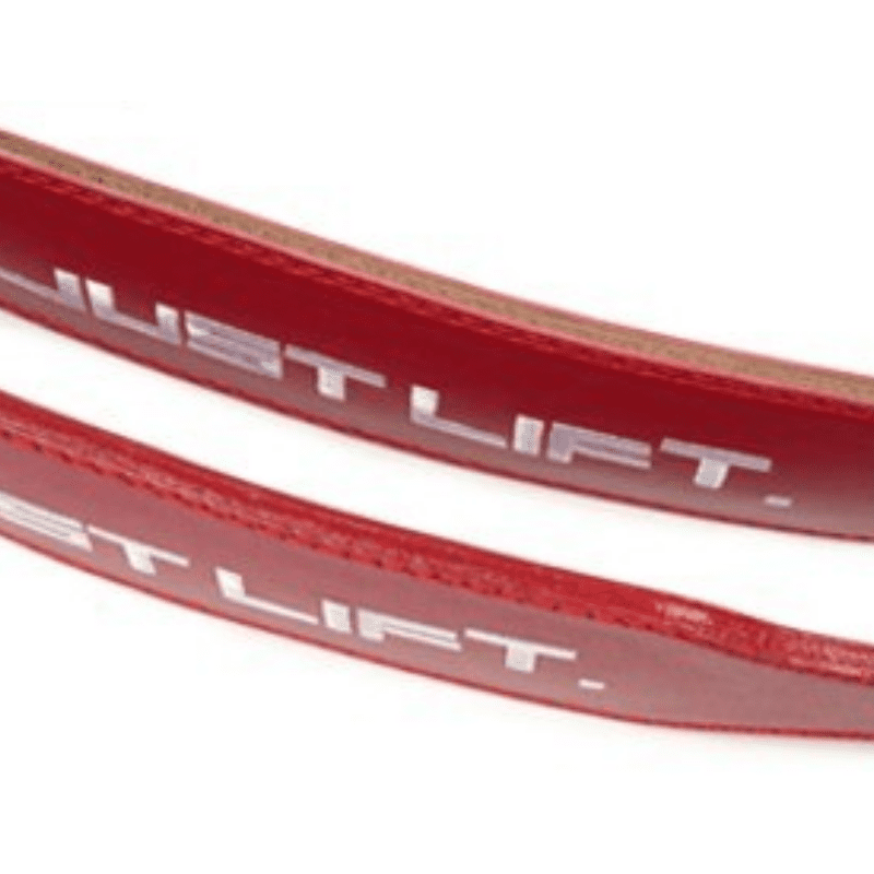Ceinture muscu motivation rouge - Soutien lombaire et confort pour des performances optimales.
