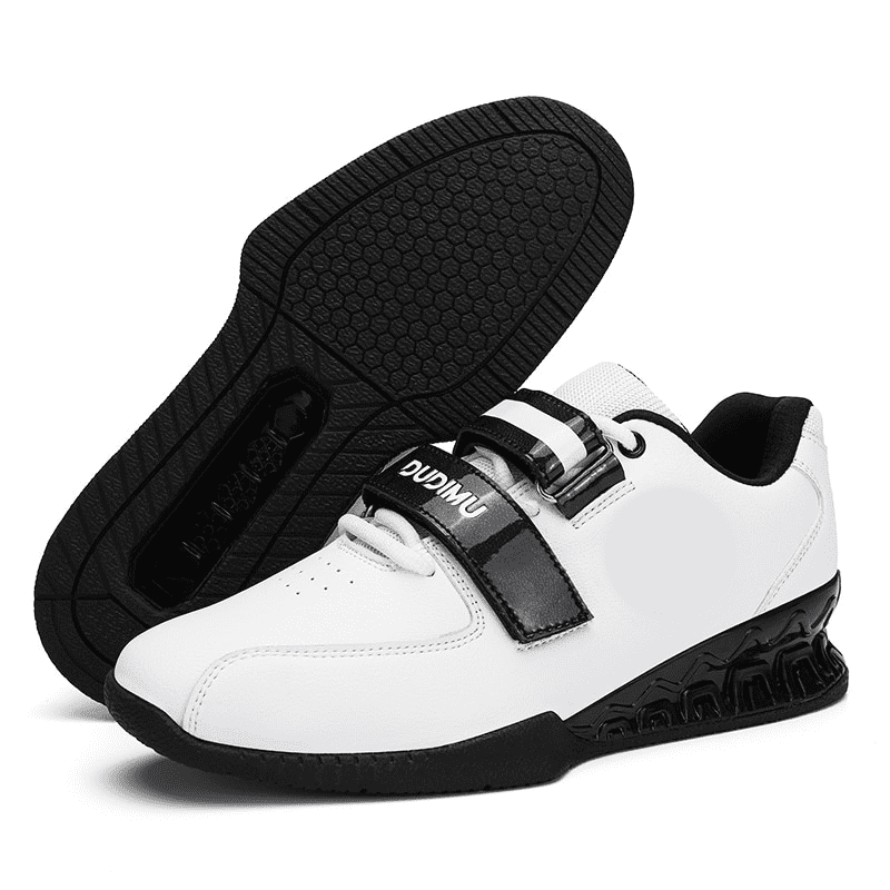 Alt text 5 : "Chaussures Squat Homme avec support anatomique pour une technique de front squat améliorée"