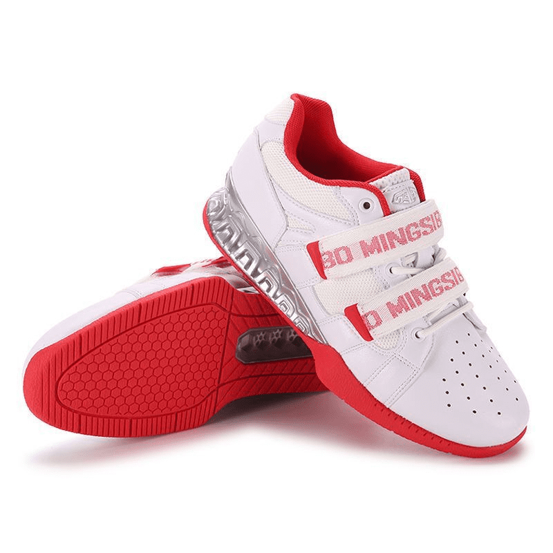 Alt text 2 : "Chaussures d'haltérophilie offrant stabilité et confort pour une meilleure performance"