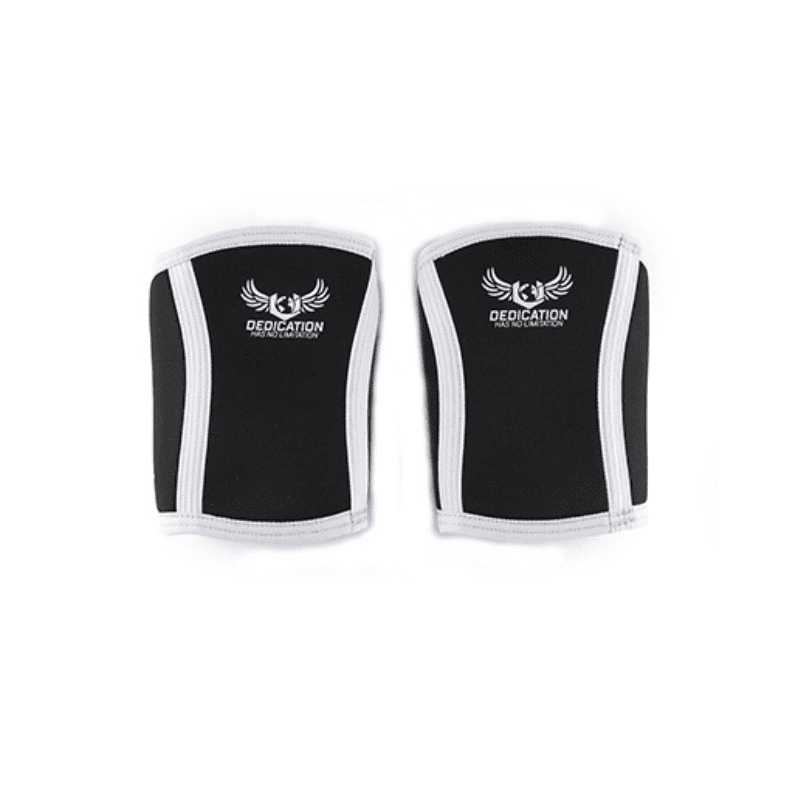 Alt Text: Coudière Black N White de haute qualité pour l'entraînement intensif, offrant une protection maximale et un confort exceptionnel à chaque utilisation.