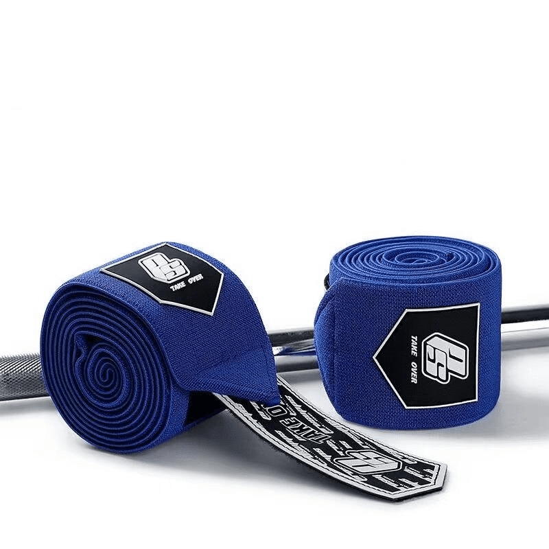 Alt Texte : Coudière musculation Bleu marine, pour un soutien musculaire optimal et une performance accrue dans un style sobre et élégant.