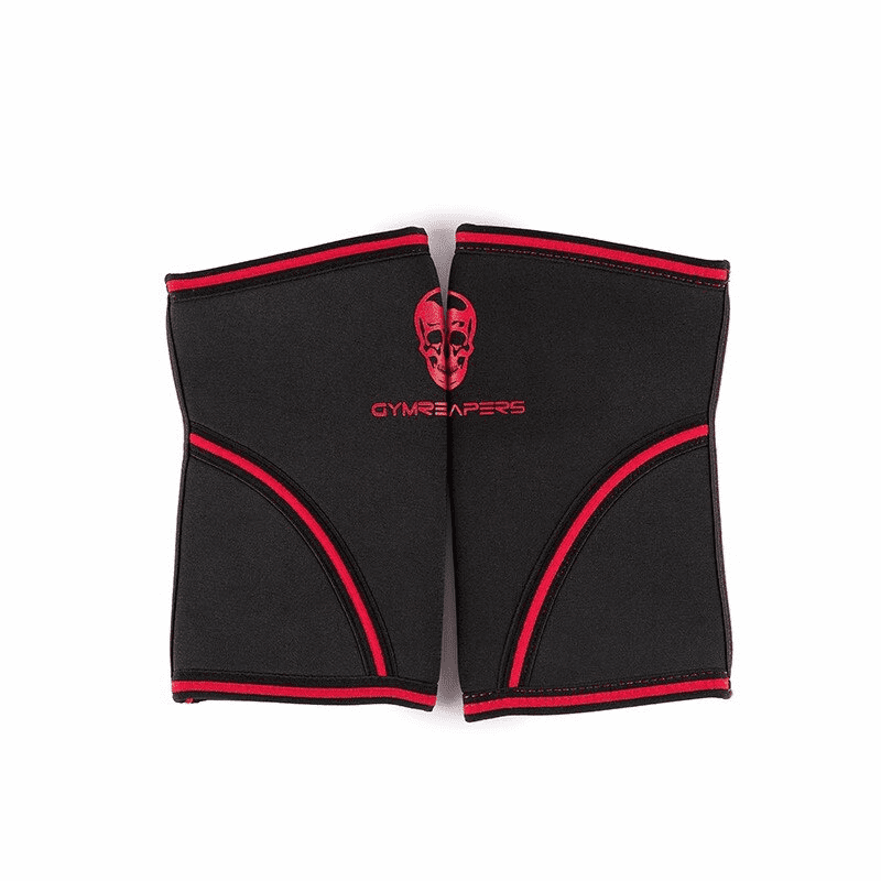 Alt Text : Coudière Noir/Rouge offrant un soutien robuste pour des entraînements intenses, avec un design confortable et respirant.
