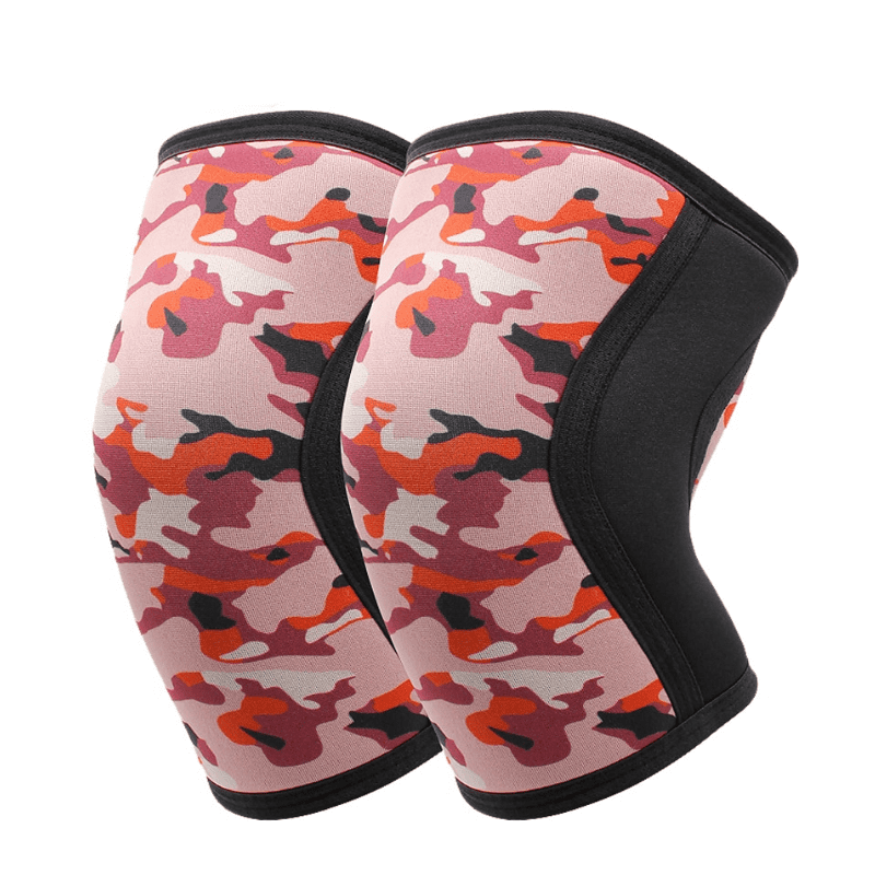 Genouillère Crossfit Camouflage Pourpre offrant un support inégalé pour le Crossfit, avec une conception audacieuse pour un maximum de performance et de style.