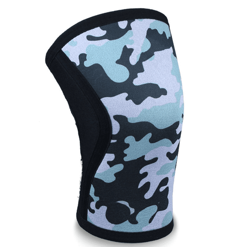 Bande de Genoux Bleu Clair avec une conception ergonomique pour un soutien inégalé, un matériau respirant pour un confort optimal et une couleur vibrante pour un look sportif.