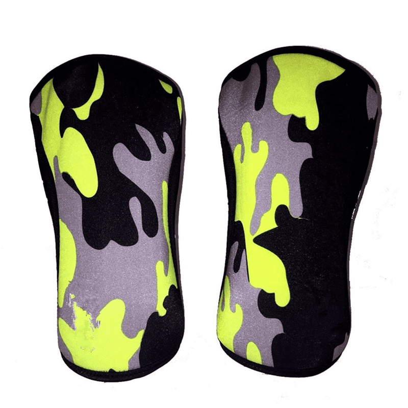 Genouillère Crossfit Jaune avec un design haute performance, tissu respirant pour un confort total et une couleur dynamique pour se démarquer lors de séances d'entraînement.