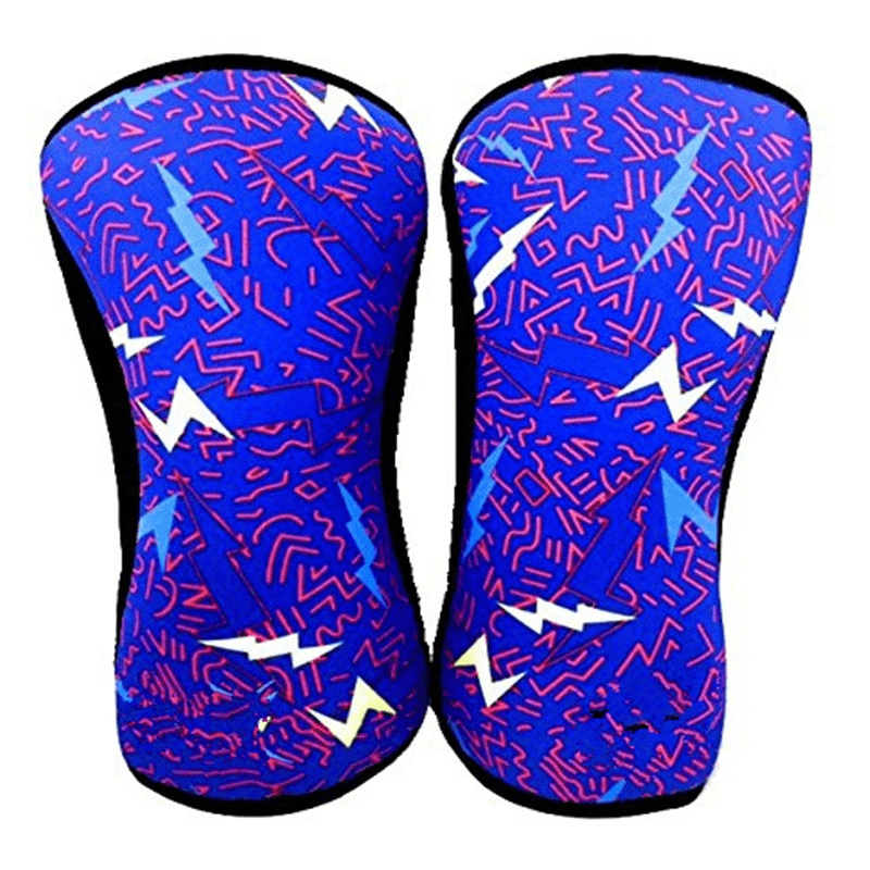 Genouillère Crossfit Thunder Blue, conçue pour une durabilité maximale et un soutien optimal des genoux, présentant une couleur bleue vibrante pour une performance sportive élégante.