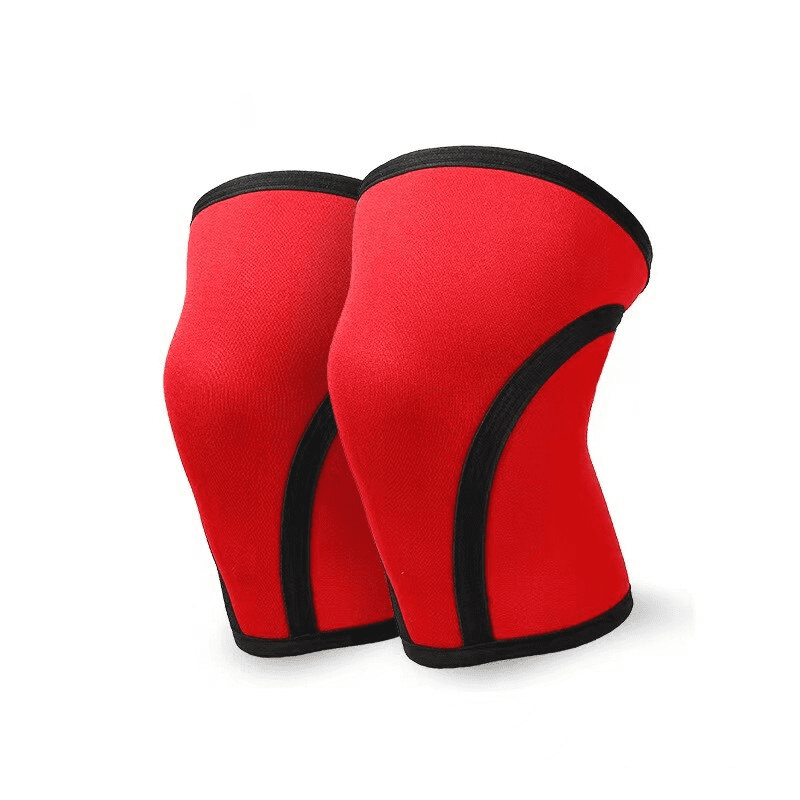 Genouillère Musculation Rouge offrant un soutien optimal, un style élégant et une durabilité exceptionnelle pour votre entraînement.