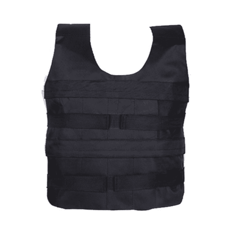 Gilet lesté Fitness, ajustable jusqu'à 20 kg, idéal pour intensifier vos séances de fitness et de musculation.