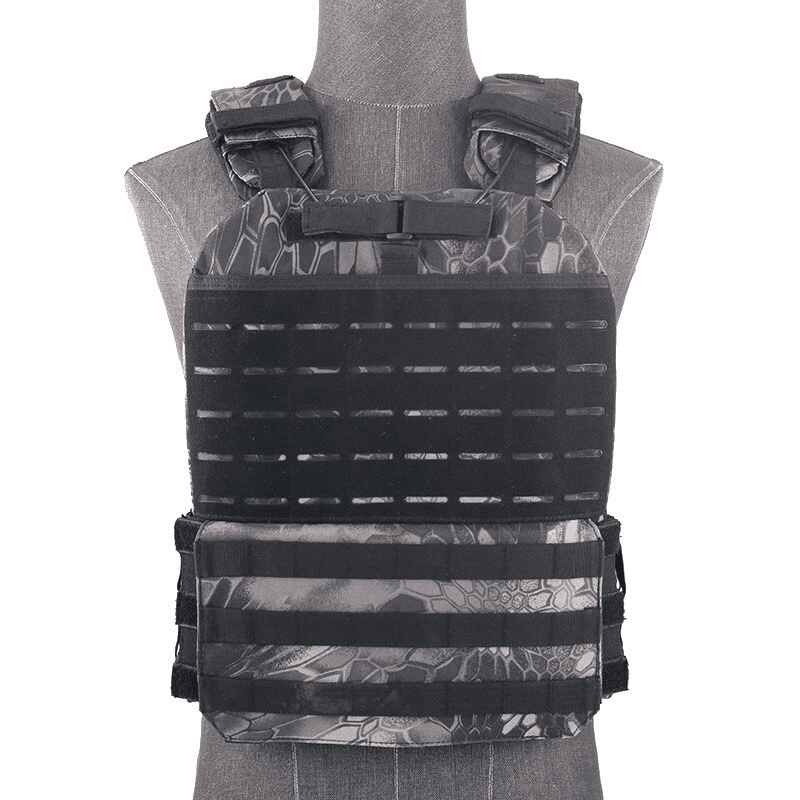 Gilet lesté avec design python, poches de poids ajustables, idéal pour intensifier les entraînements et augmenter la force et l'endurance.