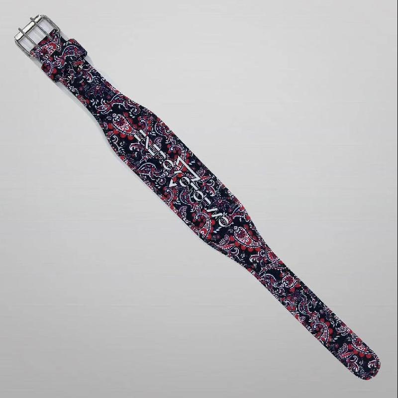 "Ceinture de musculation avec double boucle pour un soutien lombaire."