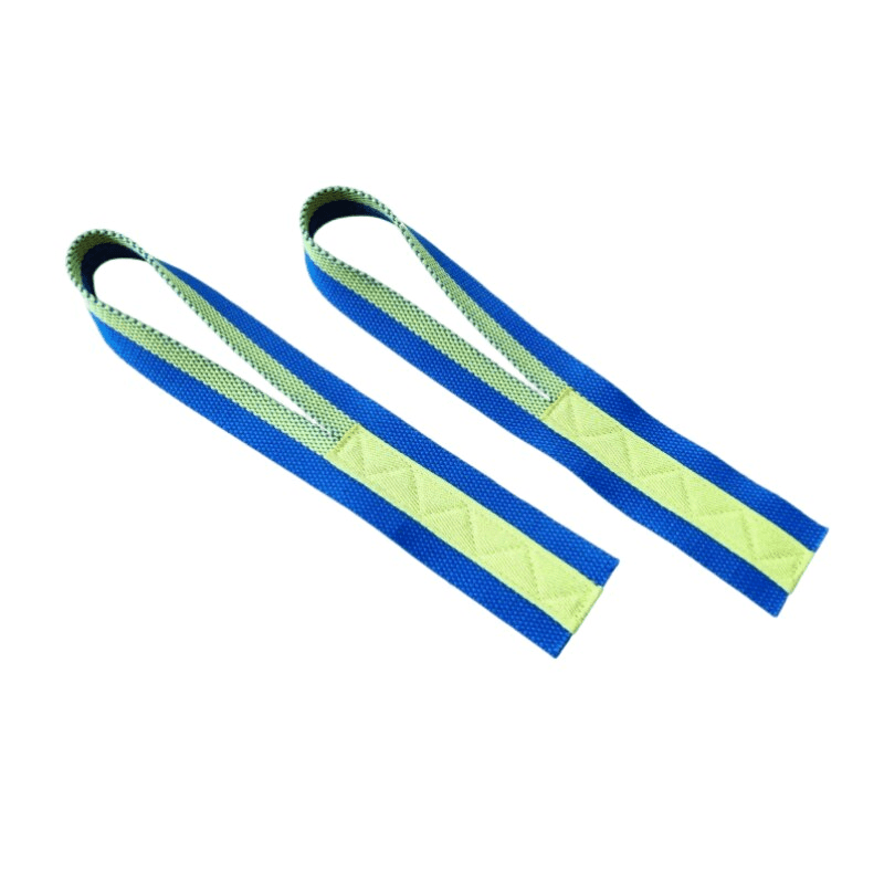 La Sangle de Musculation Jaune/Bleu, l'équipement coloré pour booster vos séances de musculation