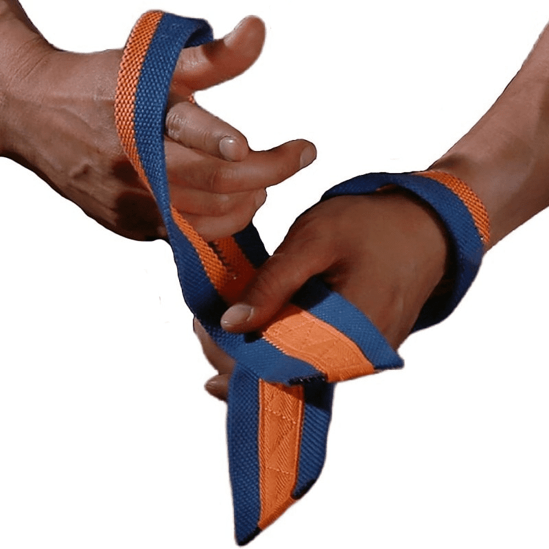 Améliorez votre performance avec la Sangle de Musculation Orange/Bleu
