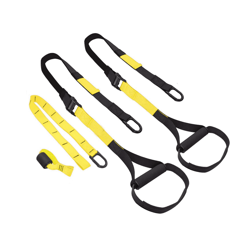 Sangle de Suspension Jaune pour un entraînement complet du corps.