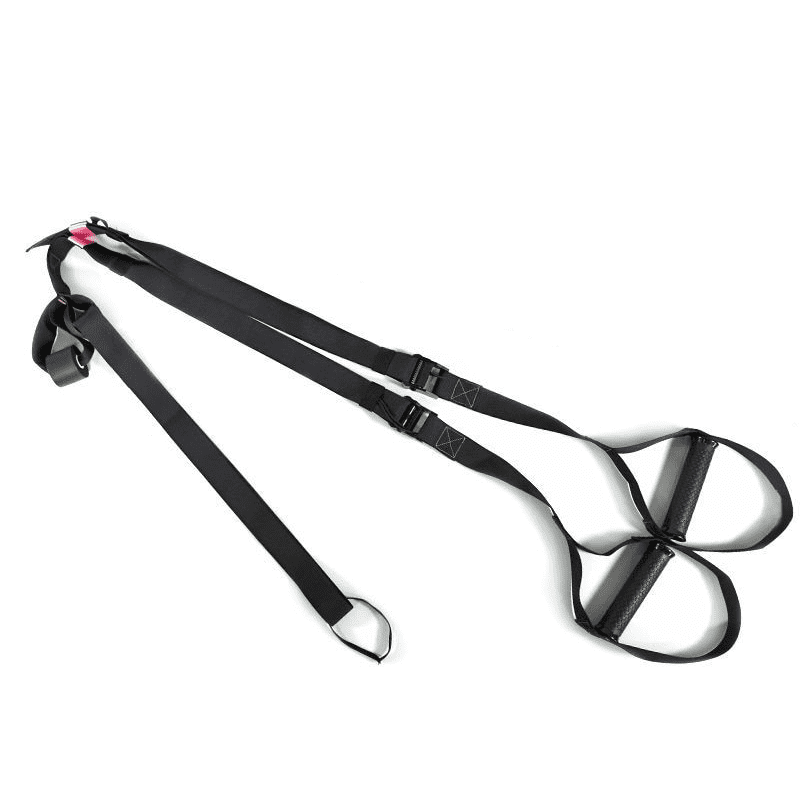 Sangle de Suspension Noire pour un entraînement total du corps.