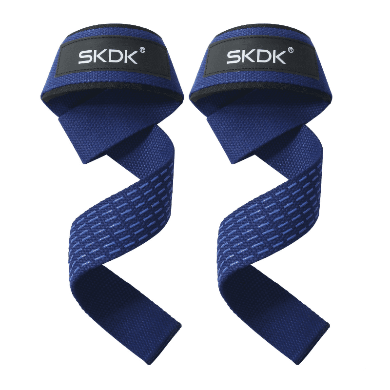 Vue d'ensemble de la Sangle de Musculation Bleu Marine avec son design sobre et classique.