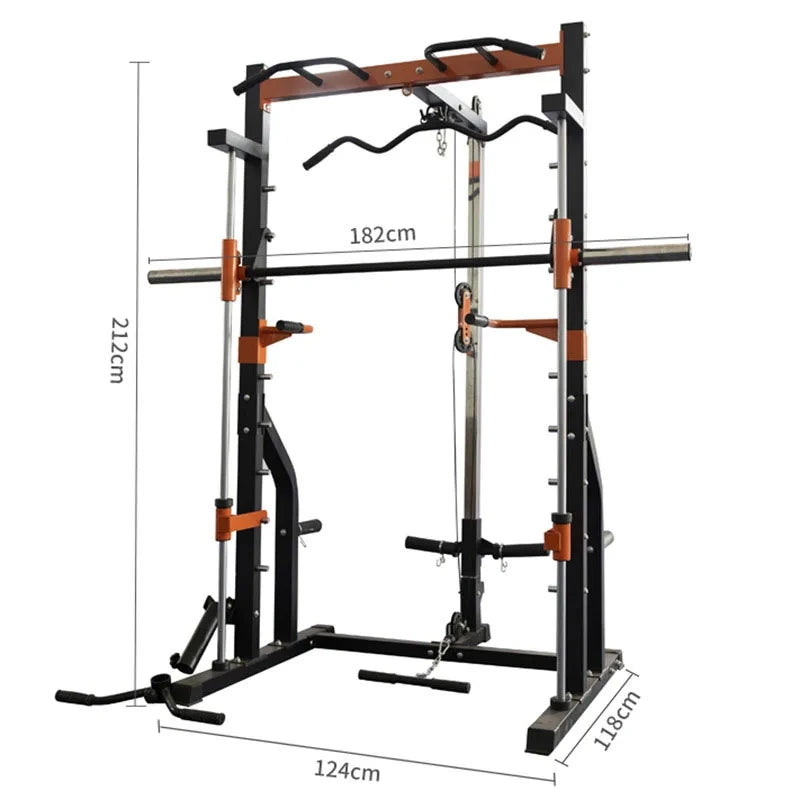 Smith machine musculation dimensions