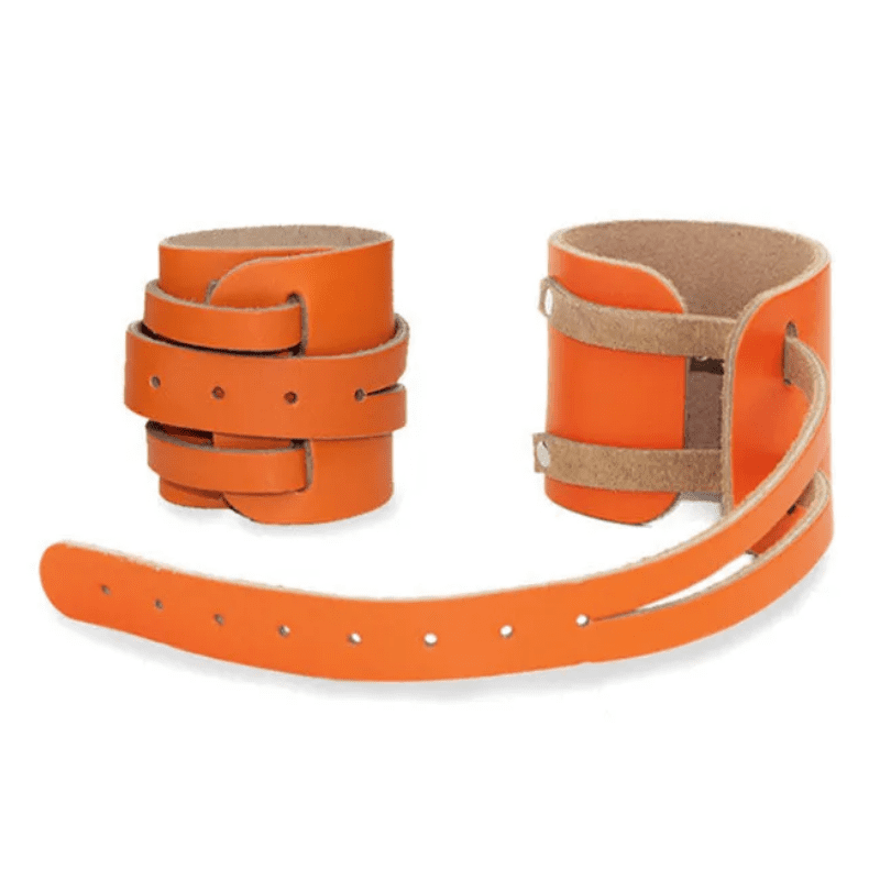 Bande poignet cuir