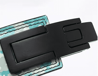 Ceinture de force confortable et résistante avec un motif camouflage bleu attrayant
