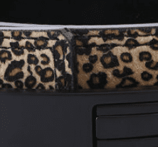 "Boucle en acier robuste de la Ceinture de Force Léopard pour un ajustement précis"