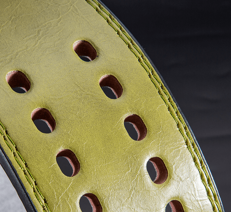 "Ceinture de fitness verte : un équipement élégant et confortable pour des séances de sport en toute confiance"