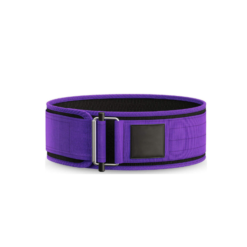 "Ceinture lombaire mauve : soutien élégant et fonctionnel pour le bas du dos pendant vos activités physiques"