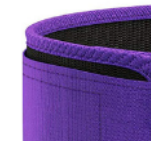 "Ceinture lombaire mauve ajustable : stabilité et compression personnalisée pour un soutien ciblé du bas du dos"