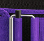 "Ceinture de soutien lombaire mauve : maintien optimal et style féminin pour soulager les douleurs dorsales avec élégance"