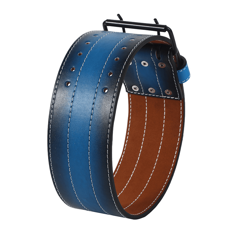 Ceinture de levage bleu foncé : renforcez votre dos en toute sécurité avec cet accessoire de musculation robuste