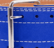 "Ceinture de levage bleue : renforcez votre dos en toute sécurité avec cet accessoire de musculation robuste"