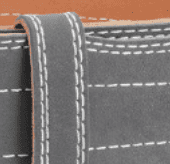 "Ceinture de levage grise : renforcez votre dos en toute sécurité avec cet accessoire de musculation robuste"