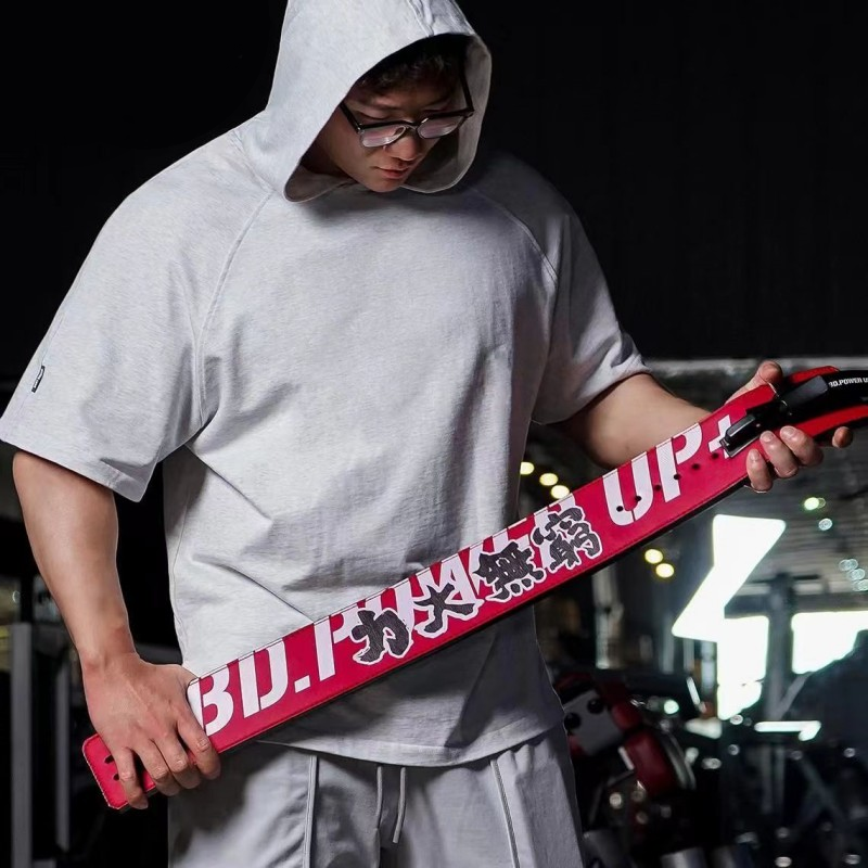 "Ceinture de force à levier Tokyo rouge pour une performance maximale"