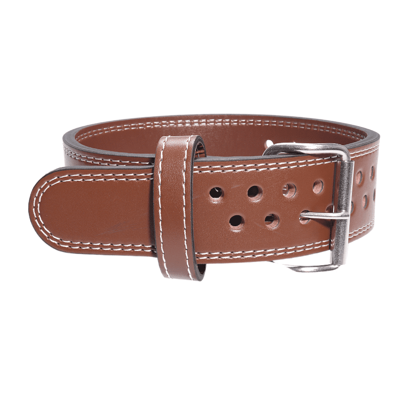 "Ceinture de musculation marron : un accessoire de qualité pour un maintien lombaire optimal"