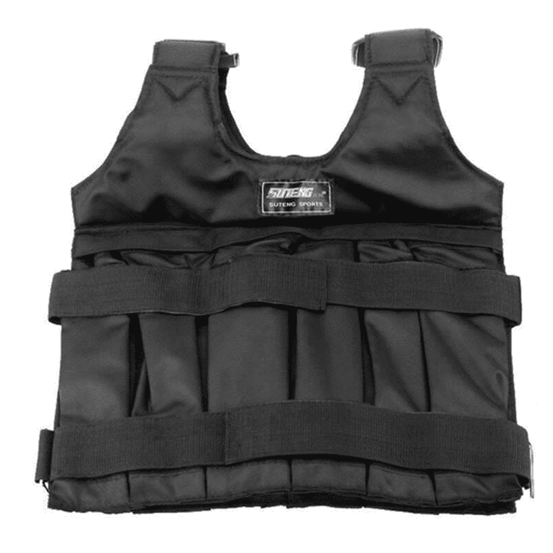 Image 4 : Femme faisant du cardio tout en portant le Gilet lesté Training 50kg