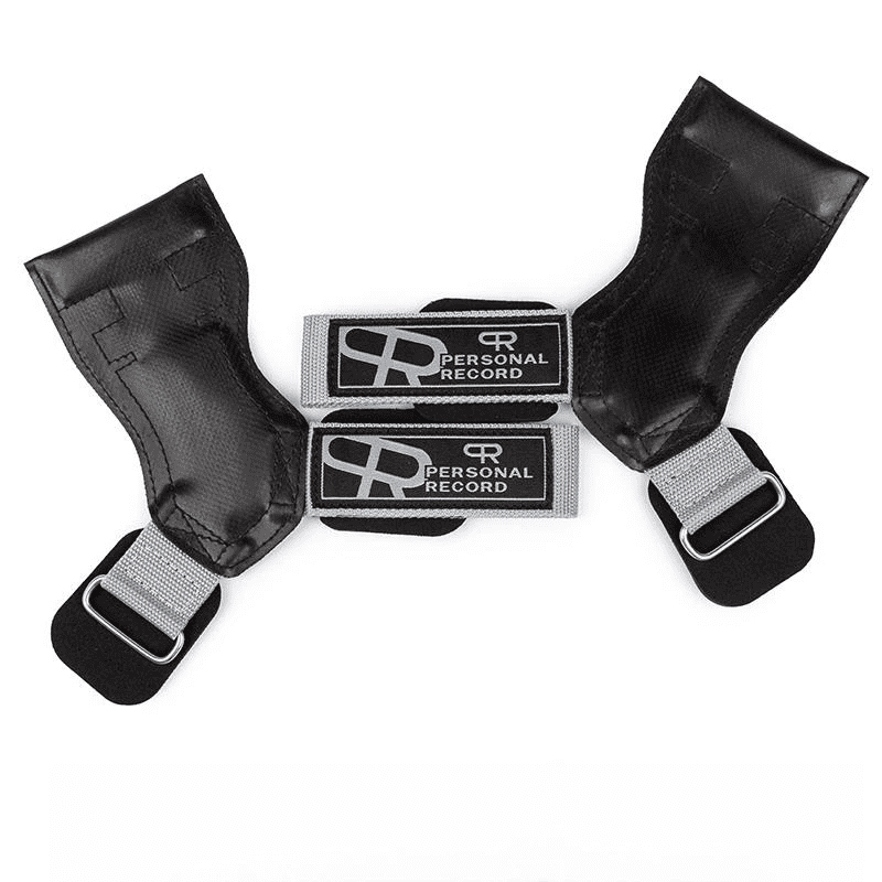"Sangle de sport durable en gris, idéale pour l'haltérophilie."
