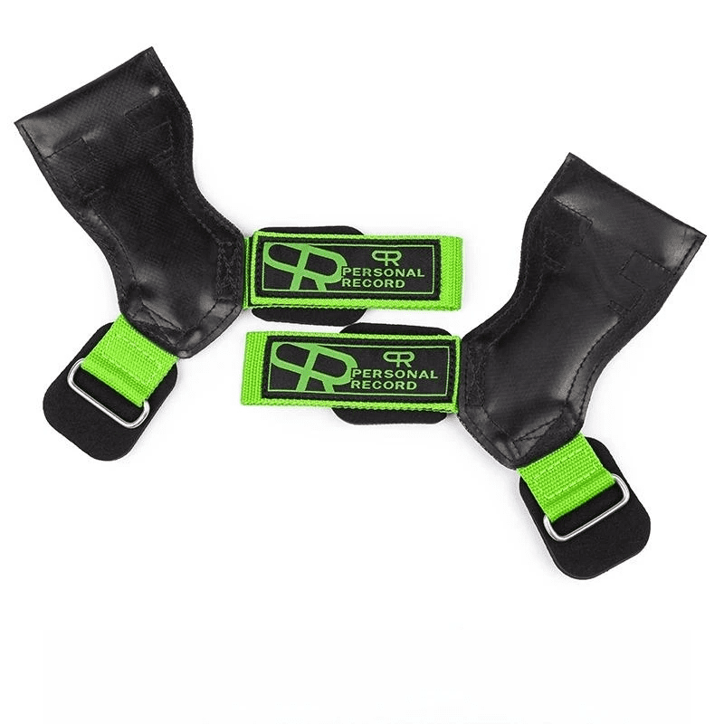 "Sangle de poignet verte, combinant style et efficacité."