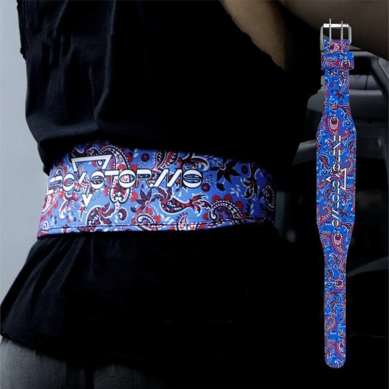 "Ceinture de Force Camo, outil de soutien pour les séances de musculation."