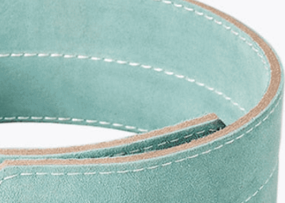 Ceinture de force à levier bleu clair