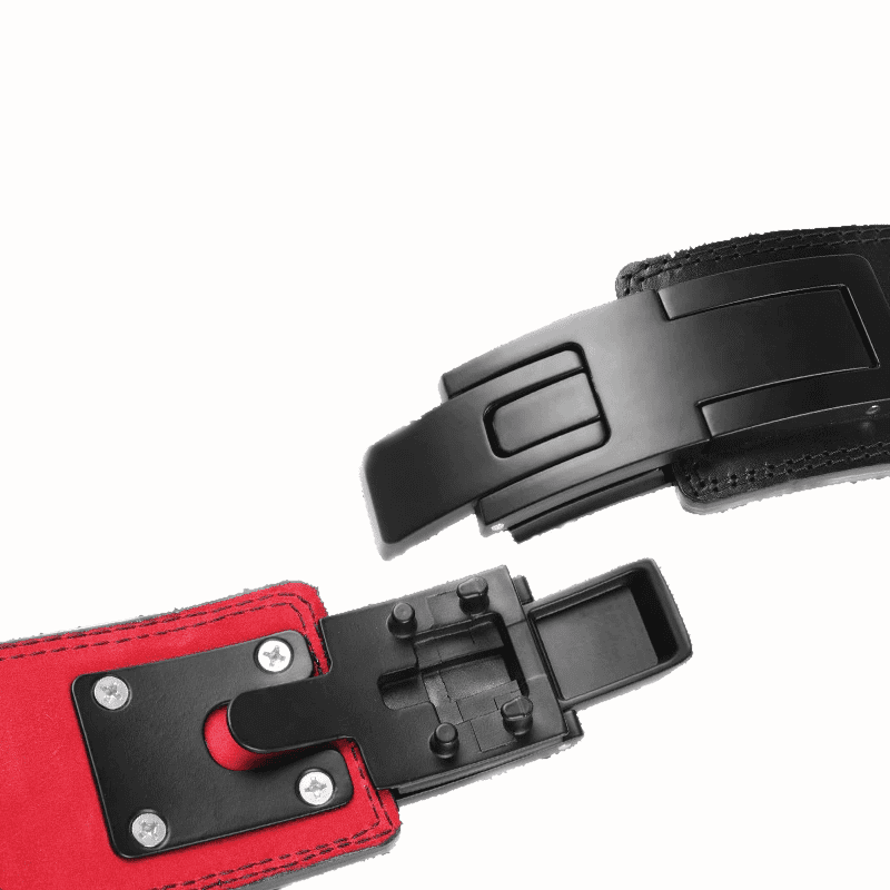 Ceinture force à levier rouge et noire