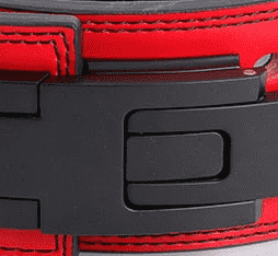 Ceinture de force à levier cuir rouge - Ceinture de force